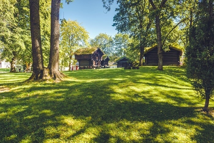 Brekkeparken and Skien River